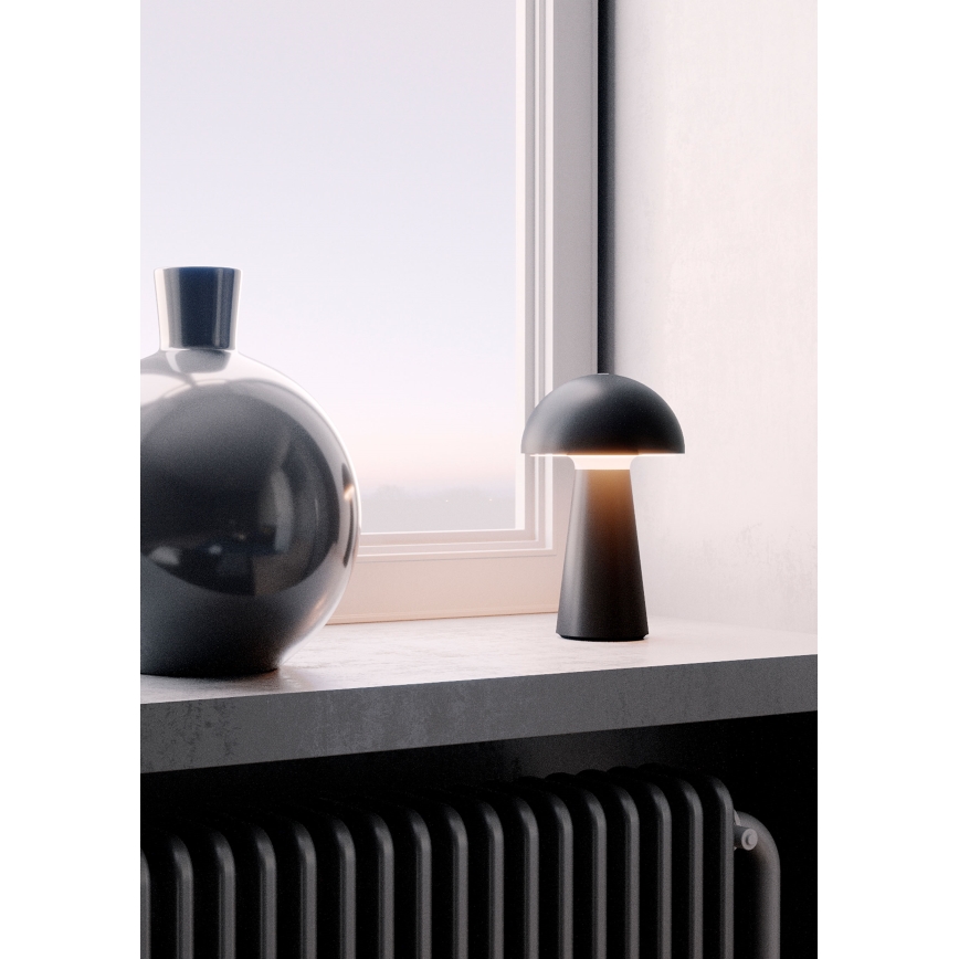 Redo 90439 - LED ściemnialna dotykowa lampa zewnętrzna KIRA LED/4,7W/230V 2200 mAh IP44 czarna