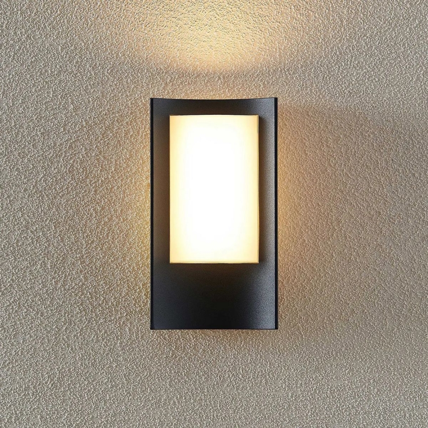 Redo 90483 - LED Kinkiet zewnętrzny WARP LED/8W/230V 3000K IP44 antracyt