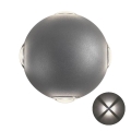 Redo 90500 - LED Kinkiet zewnętrzny MILESTONE 4xLED/3W/230V IP54 antracyt