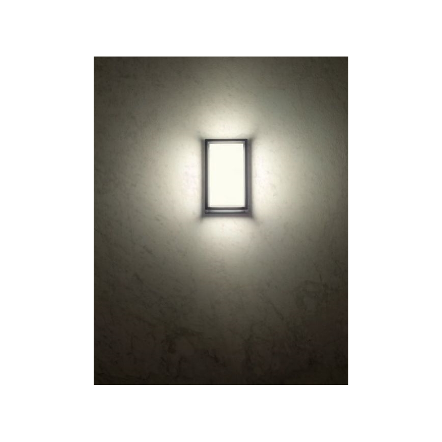 Redo 90533 - LED Kinkiet zewnętrzny QUADRIS LED/12W/230V IP54 antracyt