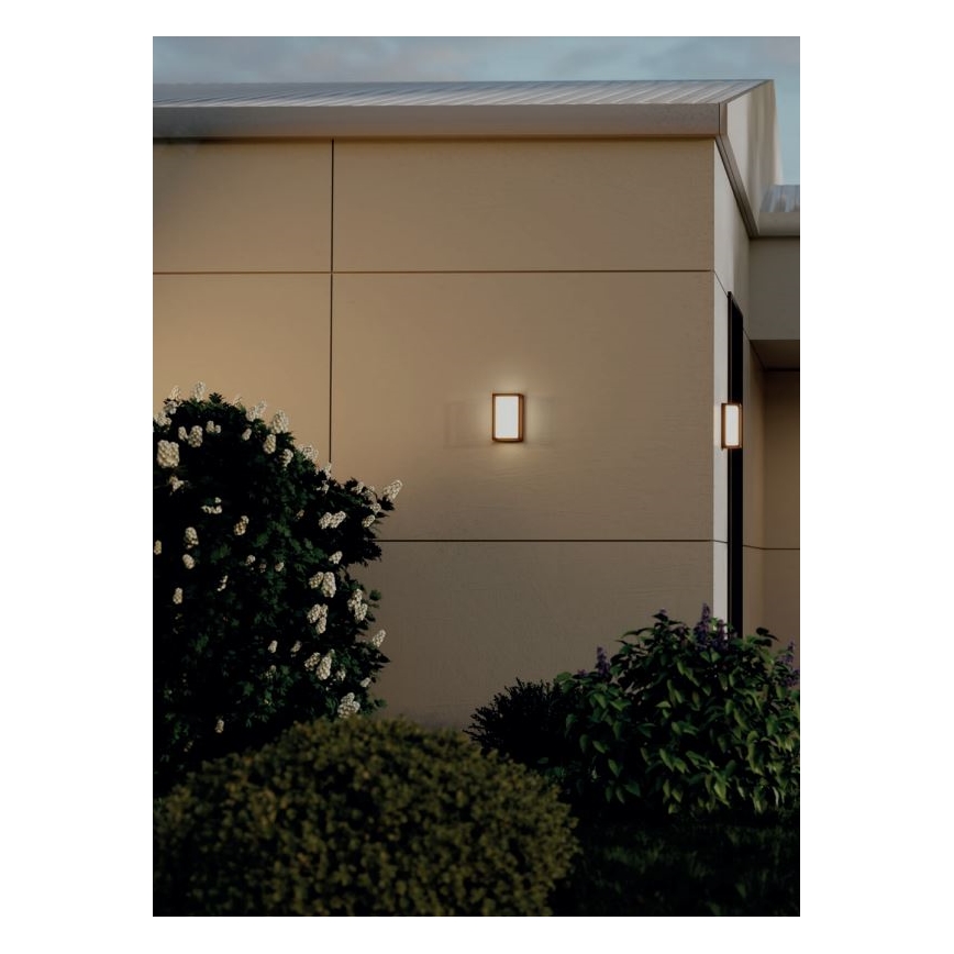 Redo 90534 - LED Kinkiet zewnętrzny QUADRIS LED/12W/230V IP54 brązowy