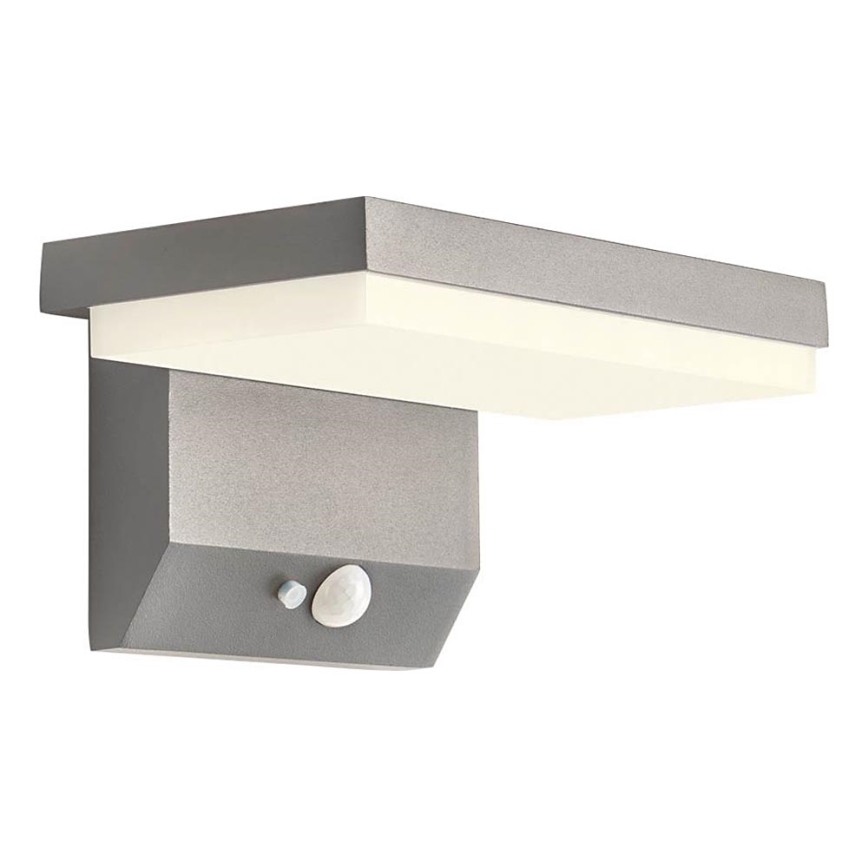 Redo 90535 - LED Kinkiet solarny z czujnikiem TAIYO LED/2W/3,7V 3000K 2200 mAh IP54 antracyt