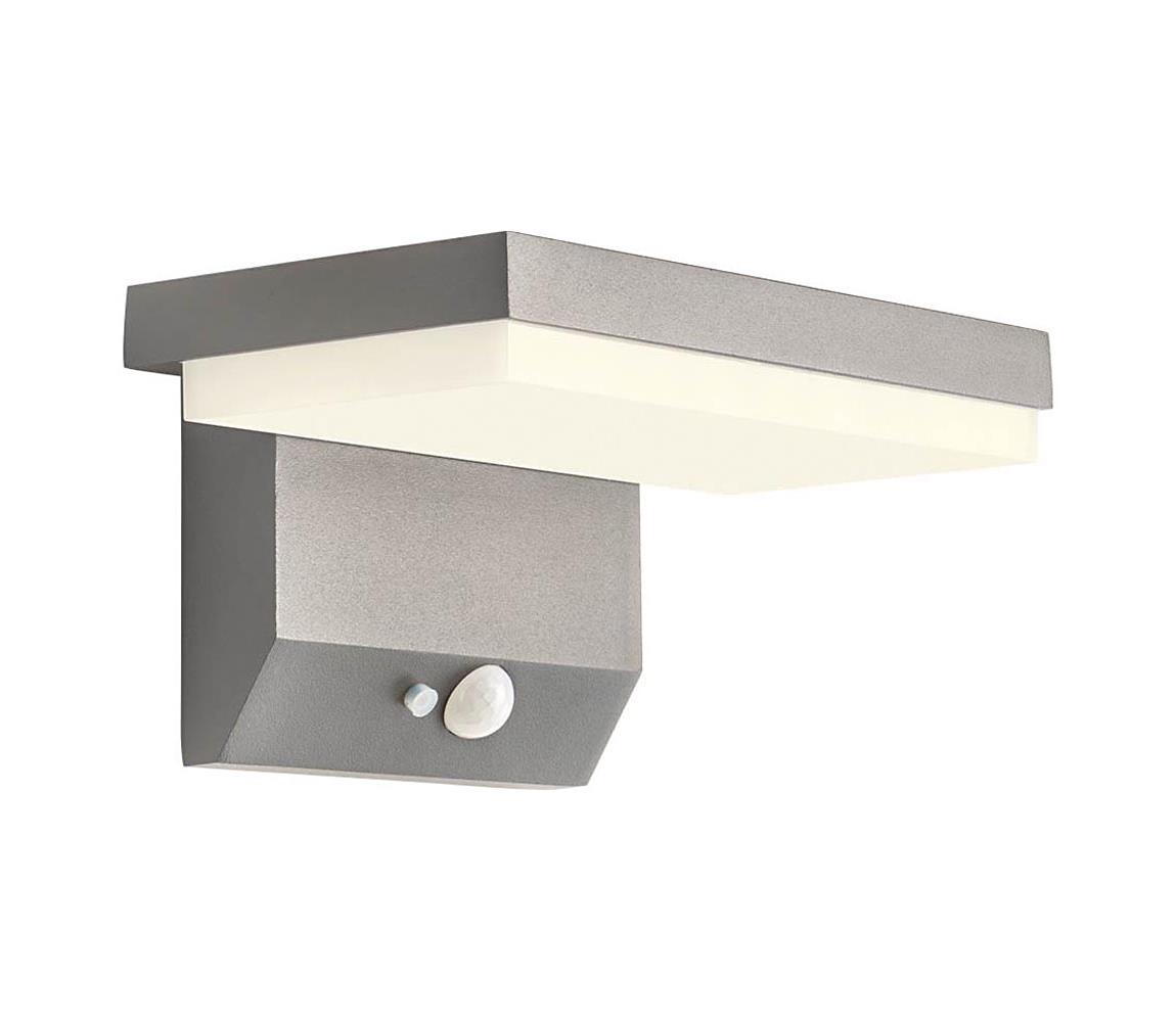 Redo 90535 - LED Lampa solarna z czujnikiem TAIYO LED/2W/3,7V 3000K IP54 antracyt