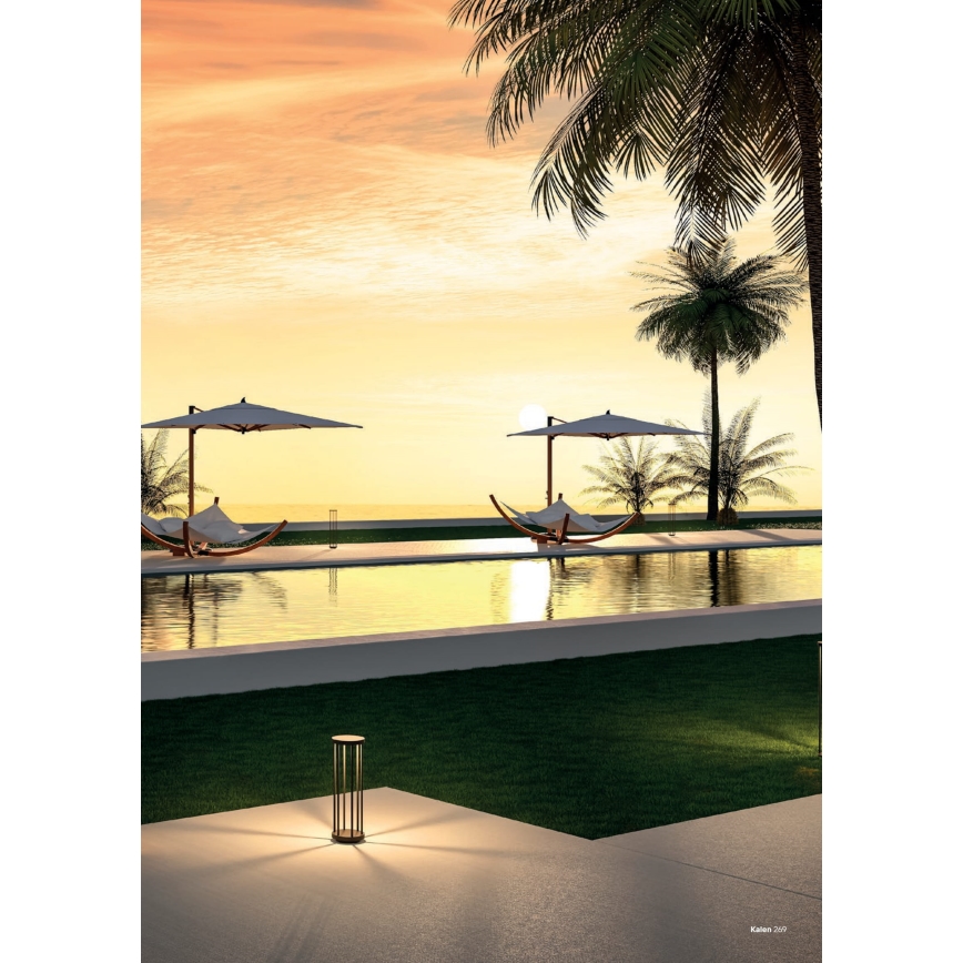 Redo 90577 - Lampa zewnętrzna LED KALEN LED/8W/230V 3000K 20 cm IP65 antracyt