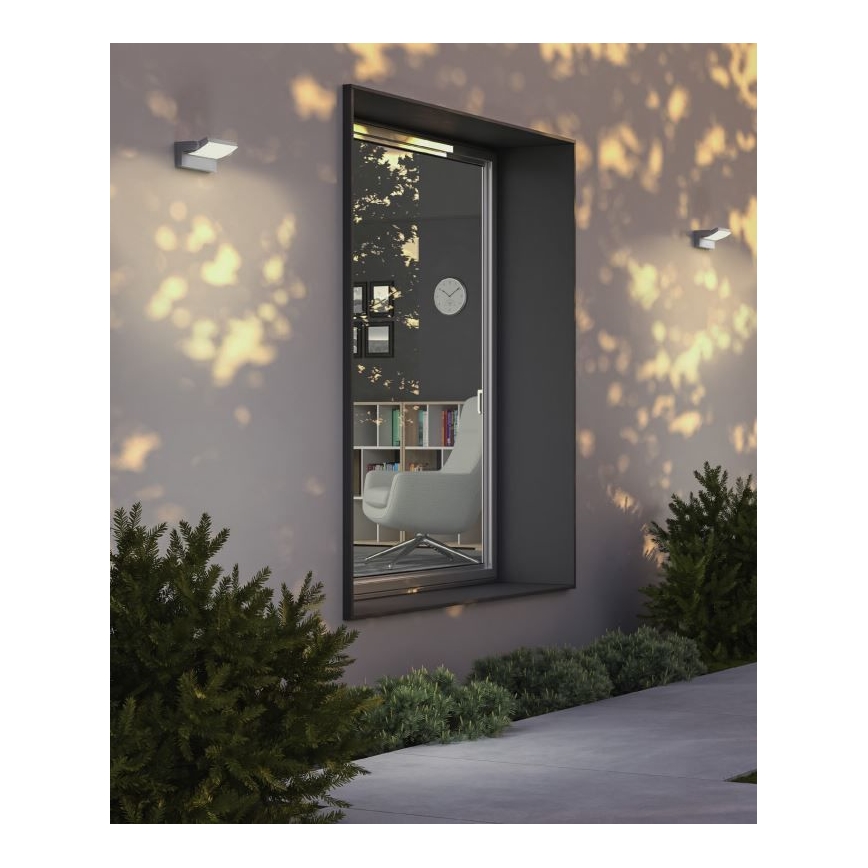 Redo 90584 - Zewnętrzny kinkiet LED FLIP/20W/230V 3000K CRI 90 IP54 antracyt