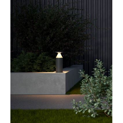 Redo 90589 - Lampa zewnętrzna LED BIRO LED/12W/230V 3000K 30 cm CRI 90 IP65 antracyt