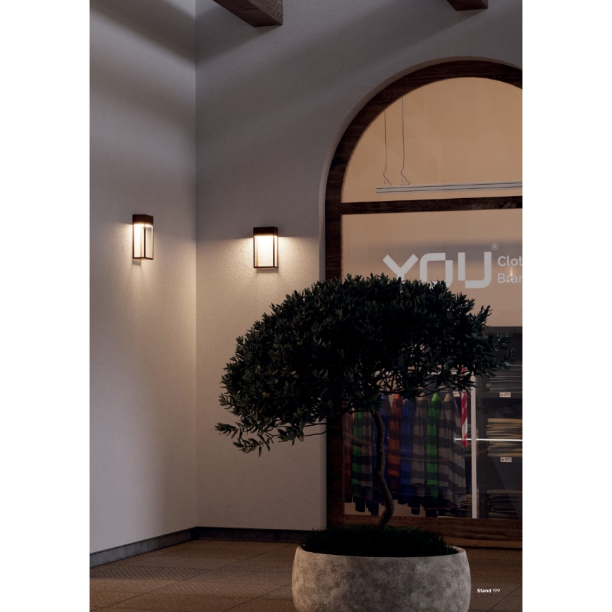 Redo 90603 - LED Zewnętrzny kinkiet STAND LED/20W/230V 3000K CRI 90 IP65 antracyt