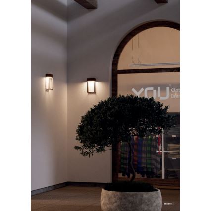 Redo 90604 - Zewnętrzna oprawa ścienna LED STAND LED/20W/230V/3000K/CRI 90/IP65/brązowa