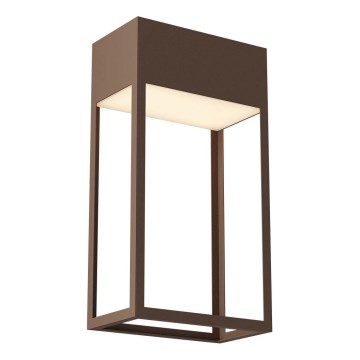 Redo 90604 - Zewnętrzna oprawa ścienna LED STAND LED/20W/230V/3000K/CRI 90/IP65/brązowa