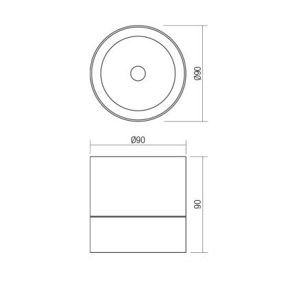 Redo 90626 - LED Zewnętrzna oprawa punktowa SHAFT LED/13W/230V 3000K śr. 9 cm IP65 biała