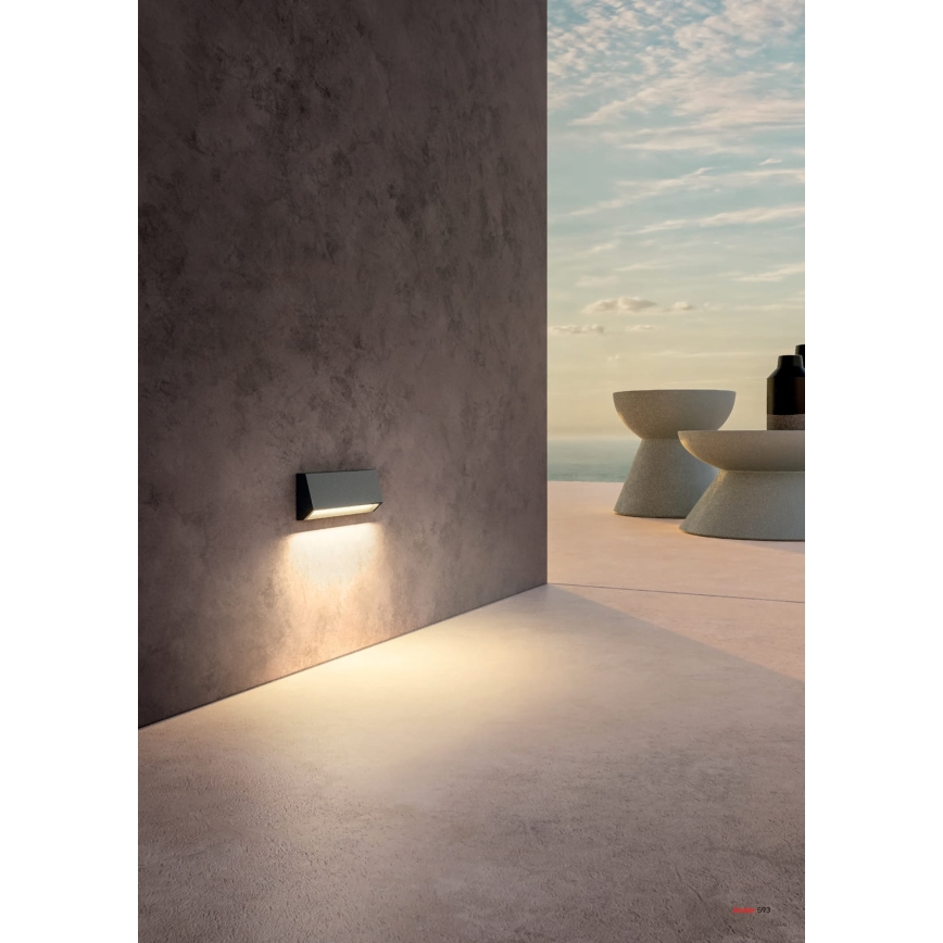 Redo 90679 - Zewnętrzna oprawa orientacyjna ANDER LED/3W/230V 3000K IP65 antracyt