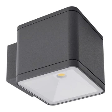 Redo 9069 - Kinkiet zewnętrzny LED BETA, 6W, 230V, 3000K, IP54, antracyt