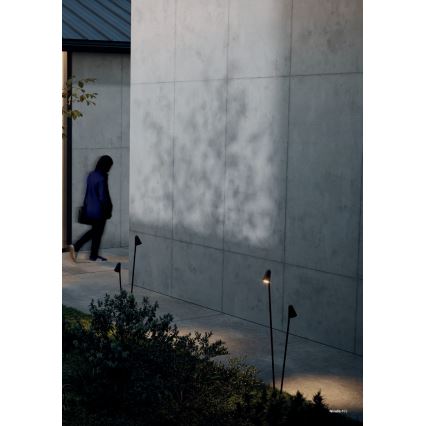 Redo 90711 - LED lampa zewnętrzna NIVALIS 2xLED/6,9W/230V 3000K 110 cm IP65 antracyt