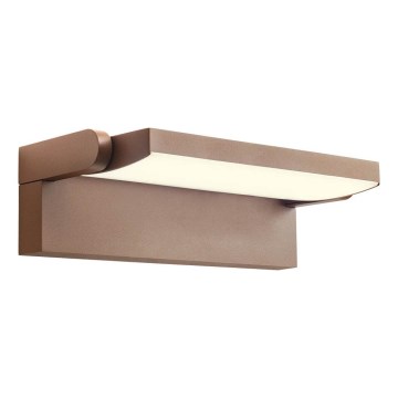 Redo 90716 - Zewnętrzny kinkiet LED FLIP LED/40W/230V 3000/4000/5000K CRI 90 IP54 brązowy