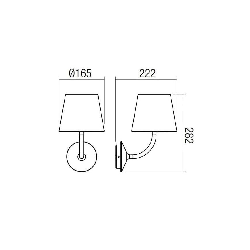 Redo 9124 - LED Kinkiet zewnętrzny GIORGIO LED/7W/230V IP65 biały