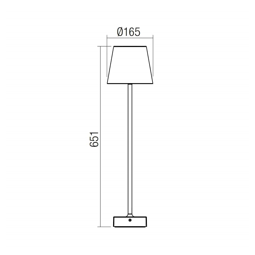 Redo 9126 - LED Lampa zewnętrzna GIORGIO LED/7W/230V IP65 biała