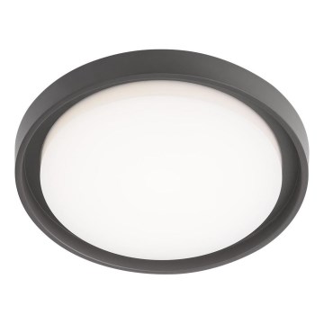 Redo 9184 - Zewnętrzna oprawa sufitowa LED BEZEL LED/30W/230V Ø 34 cm IP54 antracyt