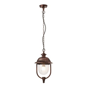 Redo 9279 - Lampa wisząca zewnętrzna na łańcuchu VERONA 1xE27/70W/230V IP44