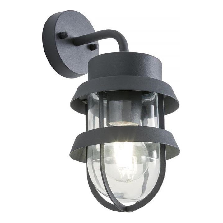 Redo 9498 - Kinkiet zewnętrzny CLAUT 1xE27/42W/230V IP44 antracyt