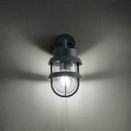 Redo 9498 - Kinkiet zewnętrzny CLAUT 1xE27/42W/230V IP44 antracyt