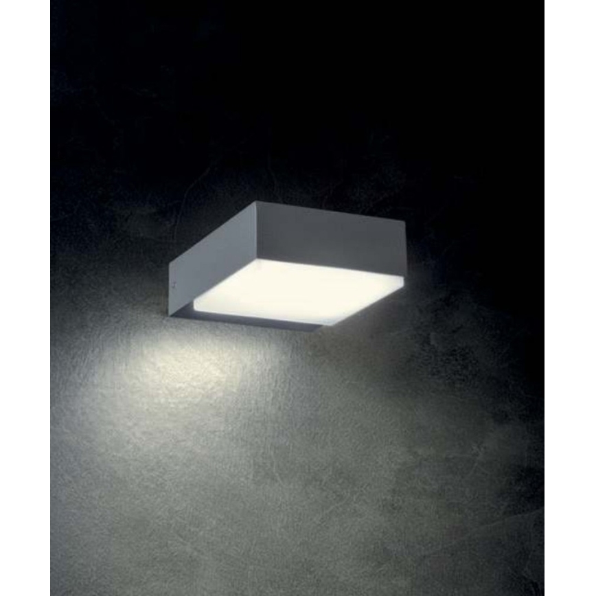 Redo 9560 - Kinkiet zewnętrzny LED CUBE LED/7,5W/230V 3000K IP54 antracyt