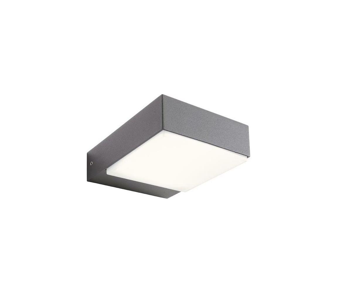 Redo 9560 - LED Kinkiet zewnętrzny CUBE LED/7W/230V 3000K IP54 antracyt