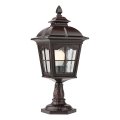 Redo 9652 - Lampa zewnętrzna YORK 1xE27/70W/230V IP44 brązowa