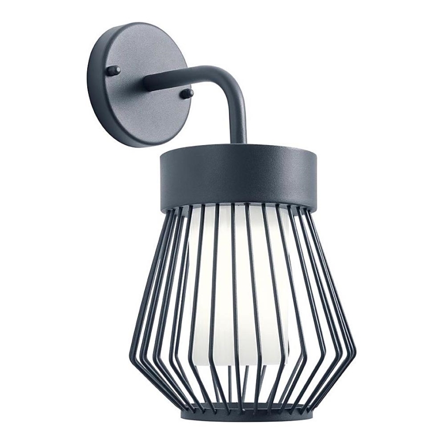 Redo 9843 - Kinkiet zewnętrzny TITTI 1xE27/42W/230V IP44 antracyt