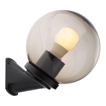 Redo 9872 - Zewnętrzna lampa ścienna SFERA 1xE27/42W/230V IP44 brązowa