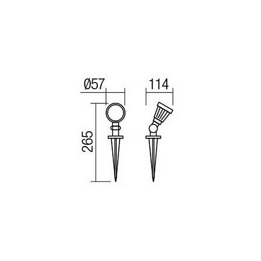 Redo 9998 - LED Lampa zewnętrzna TIM LED/5W/230V 4000K IP65