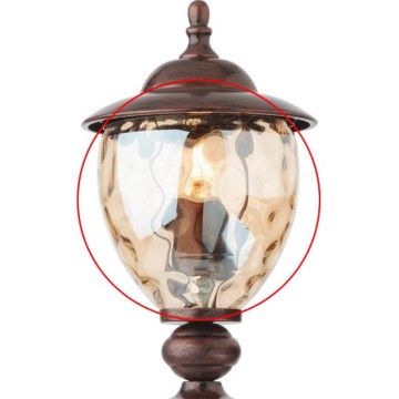 Redo A9634 - Zamienny klosz do lampy i żyrandola MATERA, śr. 15 cm, beżowy
