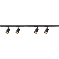 Reflektor do systemu szynowego PIPE 4xGU10/10W/230V czarny