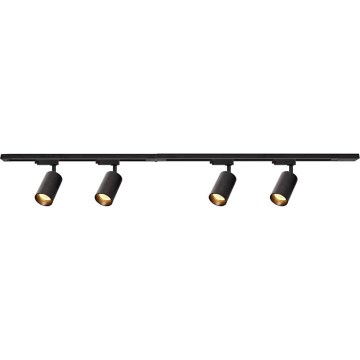 Reflektor do systemu szynowego PIPE 4xGU10/10W/230V czarny