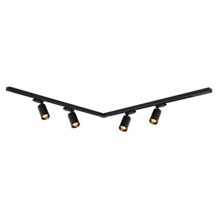 Reflektor do systemu szynowego PIPE 4xGU10/10W/230V czarny