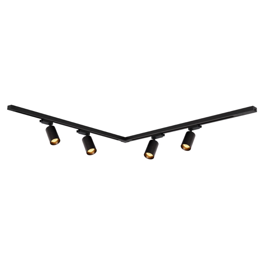 Reflektor do systemu szynowego PIPE 4xGU10/10W/230V czarny