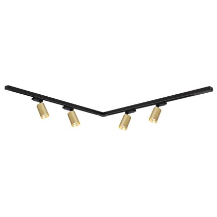Reflektor do systemu szynowego PIPE 4xGU10/10W/230V złoty/czarny