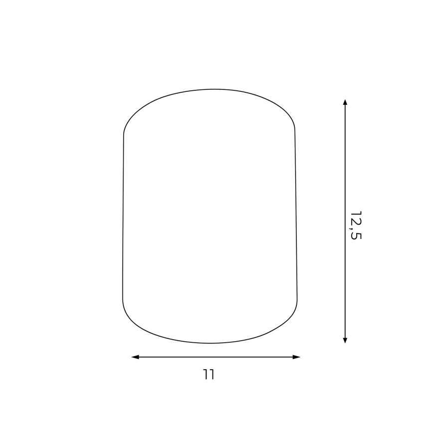 Reflektor DOWNLIGHT ROUND 1xE27/60W/230V 130x108mm