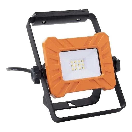 Reflektor LED/10W/230V 6500K IP65 pomarańczowy/czarny