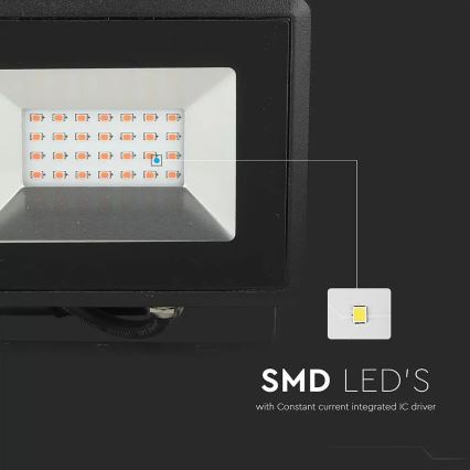 Reflektor LED LED/20W/230V IP65 różowe światło