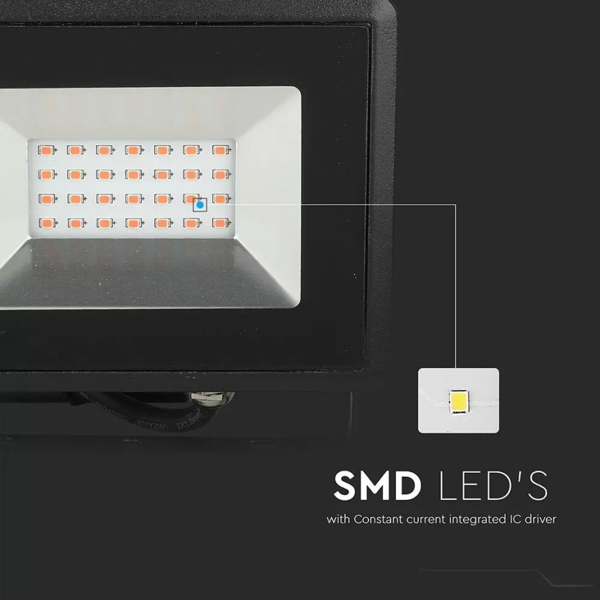 Reflektor LED LED/20W/230V IP65 różowe światło