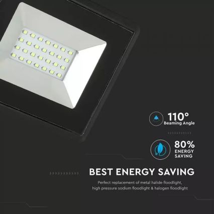 Reflektor LED LED/20W/230V IP65 zielone światło