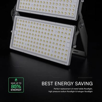 Reflektor LED 500W/230V 6500K IP65 szary
