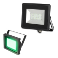 Reflektor LED LED/20W/230V IP65 zielone światło