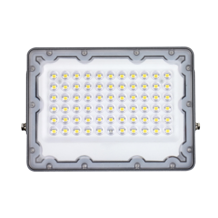 Reflektor LED z panelem solarnym FOCUS 60W/10000 mAh 3,2V 6000K IP65 + pilot zdalnego sterowania