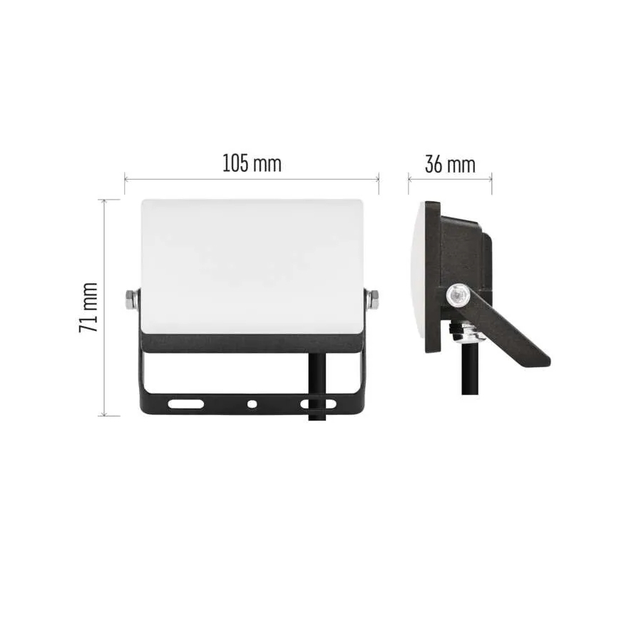 Reflektor LED TAMBO EVO LED/10W/230V 4000K IP65 czarny