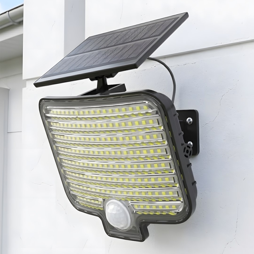 Reflektor LED z czujnikiem i panelem solarnym ALEX LED/5,5W/3,7V 1200 mAh IP44