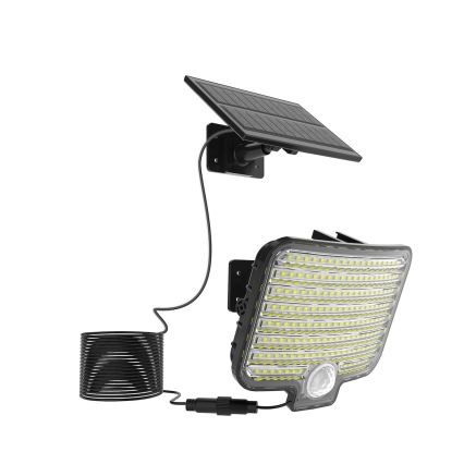 Reflektor LED z czujnikiem i panelem solarnym ALEX LED/5,5W/3,7V 1200 mAh IP44