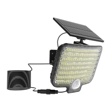 Reflektor LED z czujnikiem i panelem solarnym ALEX LED/5,5W/3,7V 1200 mAh IP44