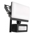 Reflektor LED z czujnikiem ruchu i zmierzchu TAMBO EVO LED/10W/230V 4000K IP44 czarny