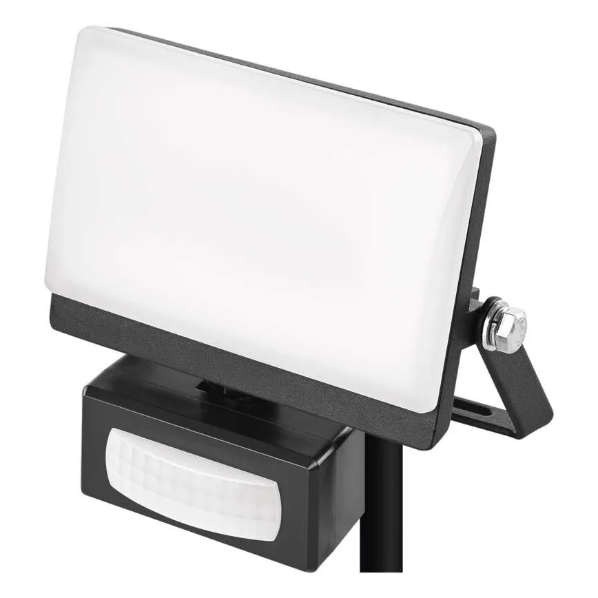 Reflektor LED z czujnikiem ruchu i zmierzchu TAMBO EVO LED/10W/230V 4000K IP44 czarny